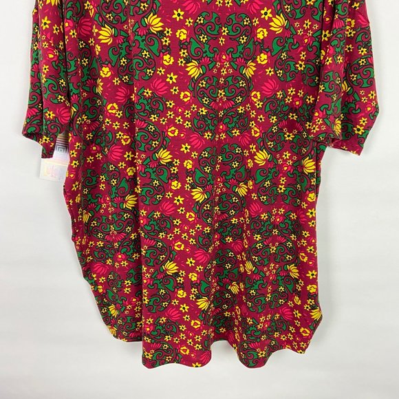 NWT LuLaRoe Printed Irma Tunic T-Shirt 2XL - Picture 7 of 9
